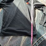 Adidas  Long Sleeve Hoodie Women’s XS Black Rainbow Logo Sleeve Cotton Pullover Photo 10