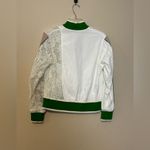No. 21 Lace Sleeve Sport‎ bomber jacket Size 40 Size 4 Green Photo 5