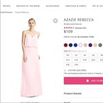 Azazie  Rebecca Maxi Gown Dress in Grape Photo 4