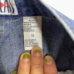 Bill Blass Vintage  Pleated Grandpa Granola Girl Denim Bermuda Jorts Shorts Photo 3