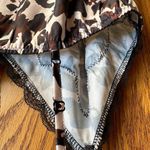 2 piece Leopard Sleep Set Cami & Shorts Size XL Silky Lingerie Pajamas Photo 3