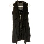 All Saints Jayda Silk Black Silk Full‎ Zip Sleeveless Mini Dress Size XS Photo 1