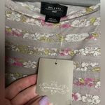 Deletta  from Anthropologie Floral Striped Side Tie Top Small Photo 1