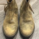 Very Volatile Lookout Fringe Bootie Tan Leather Western Ankle Boots Sz 8.5 Boho Photo 1