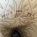 Acme Western Cowboy Boots Womens Size 8.5 M Gray Mid Calf High Heel Pull On USA Photo 10