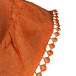 Nanette Lepore Citrus Blast Flutter Sleeve Eyelet Starburst Detail EUC Small Photo 5