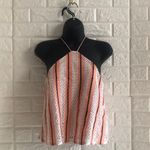 Sugar Lips ‎ peach lattice halter top Photo 1