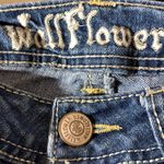Wallflower Bleached Denim Shorts Embellished 5 Blue Size undefined Photo 3