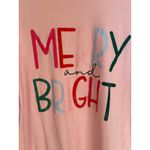 Christmas Sweatshirt Women Pink Large Photo 1