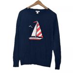Old Navy Womens S Sailboat Nautical Pullover Navy Sailing SZ S-P Photo 0