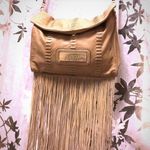 Marciano  Boho Leather Fringe  Cross Body Messenger | Shoulder Bag Photo 0