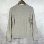 Katherine Barclay  Womens Merino Wool Sweater Size M Neutral Minimal Quiet Luxury Photo 4
