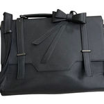 Ecosusi Black Satchel Crossbody Bag Bow Accent Women's Handbag Purse EUC Photo 0