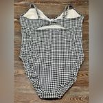 Time And Tru Black/White Gingham Paneled Twist Swimsuit - Sz XL (16-18) - NWOT Photo 7