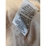 Rebecca Taylor Dress Womens 10 Biege Tulip Wrap Marzipan Combo Midi V Neck Photo 5