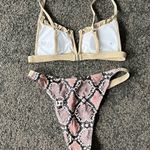 Snake print cheeky bikini set Photo 2