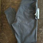 Zelos  Slate Gray Fleece Lined 7/8 Leggings Photo 0