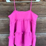 The Impeccable Pig Pink Ruffle Top Photo 1