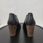 Lucky Brand  Jedrek Womens Wedge Size 11 Black Leather Open Toe Slip On Pump Heel Photo 7