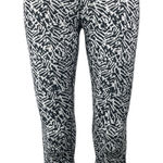Lululemon Run Inspire Black Animal Print Skinny Activewear Crop Leggings Pants S Photo 0