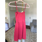 Bebop  Smocked Mini Sundress Cottagecore Summer Wedding Beach Boho Flowy Ruffle Photo 2