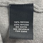 Premise  Small Petite Cropped Short gray sweater with ruffled sleeves Photo 3