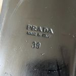 Prada Pink Satin Bow Flat Sandal Woman Size 39 Made in Italy Rare Photo 9