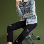 PacSun  Sherpa Lined Denim Jacket Size Medium Photo 1