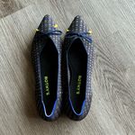 Women’s Rothy's The Bow Point Evening Metallic Flats Blue Size 8.5 Photo 6