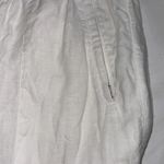 Athleta Cabo Linen Wide Leg White Elastic Minimalist Old Money Relaxed Pants 8 Photo 9