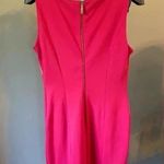 Adrienne Vittadini HOT PINK & ORANGE ZIPPER DRESS SIZE 4 Photo 5