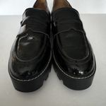 Franco Sarto  Bazel Penny Loafers Womens Embossed Faux Patent‎ Leather Black 10 M Photo 2