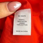 CROSBY by Mollie Burch  Posey Dress‎ Red Floral Ruffle Sleeve Mini Dress Sz Small Photo 6