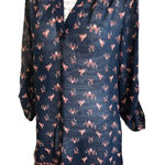 Rue 21 Sheer Blue floral print Tunic Dress size Small NEW Photo 0