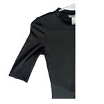 H&M  women’s extra small Black mini dress half sleeves, bodycon tight sexy dress Photo 7