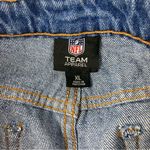 NFL Miami Dolphins  Team Apparel Distressed Frayed Blue Jean Shorts Women Size XL Photo 5