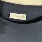 Aritzia TNA long sleeved cropped top in Navy Blue Photo 3