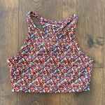 Outdoor Voices TechSweat Crop Top Paprika Blooms size Medium Photo 0