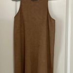 Paper Crane brown suede dress Photo 0