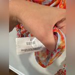 Circus NY Women’s small Dusk Blue Electric Zebra Ruched Long Sleeve Top 1728 Photo 7