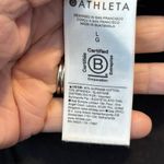 Athleta  Size L Essential Tee T Shirt Dress Black 842888 Athleisure Minimal Photo 5