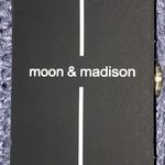 NWT Moon & Madison size Medium Textured Knit Crop Sweater Steel Blue Reversible Photo 1