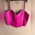 ZARA  satiny corset top size medium Photo 1