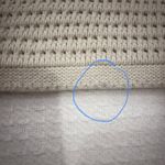 Aerie Cream Crochet Knit Halter Top 100% Cotton Crop Bralette Size Medium FLAWS Photo 11