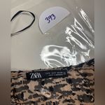 ZARA  Animal Print Mini Dress Bow Leopard Print Size Small 4-6 Fall Fashion Photo 7