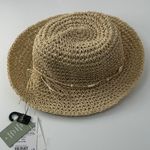 H&M  Natural Straw Hat with Shell Detail Photo 0