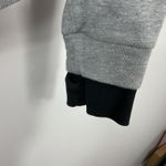 PE Nation Women S Grey White Black Color Block Mesh Hoodie Sweatshirt Gray Photo 1