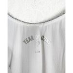 Years Of Ours Johanna Gray Rib Onesie Size Large Athletic Romper Stretch Comfy Photo 4