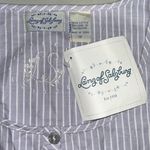 Lanz of Salzburg NWT Size 1X Lilac Purple & White Stripe Nightgown Dress Photo 4