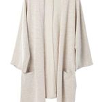 Ribbed sweater coat Gray Size undefined Photo 0